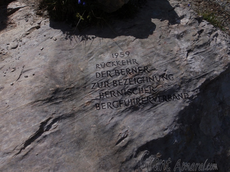 Eiger Inscription