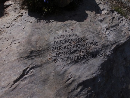 Eiger Inscription