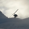 Helicopter near the Saddle