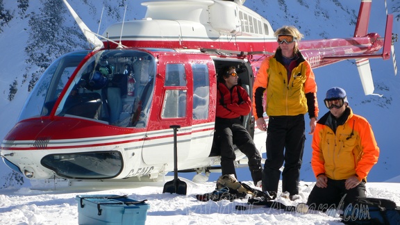 Guides and Helicopter