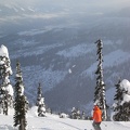 Shelly Dropping into Revelstoke