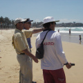 Lifeguard and Tourists