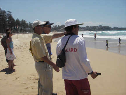 Lifeguard and Tourists