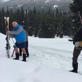 ski wrap shoot-out