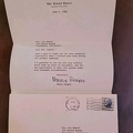 Nancy Reagan Letter to my mom
